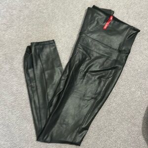 Spanx faux leather leggings